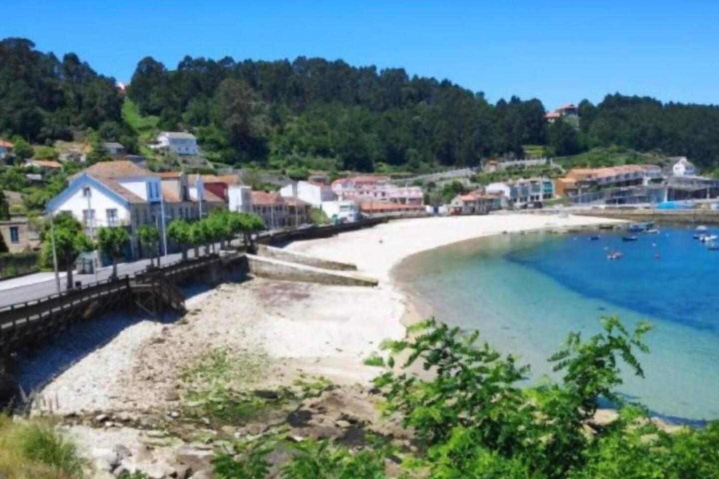 Casa Baja A La Playa Villa Bueu Luaran gambar